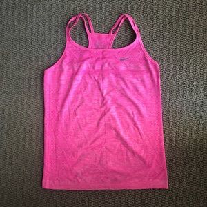 Pink Nike Dri-fit tank top